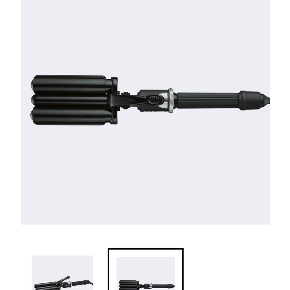BaByliss Triple Barrel Waver Hair Styling Iron - Black